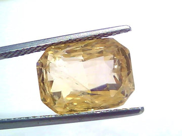 Huge 10.39 Ct IGI Certified Unheated Natural Ceylon Yellow Sapphire Pukhraj – 11.41 Ratti
