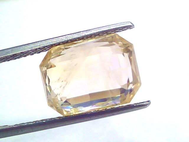 Huge 10.39 Ct IGI Certified Unheated Natural Ceylon Yellow Sapphire Pukhraj – 11.41 Ratti
