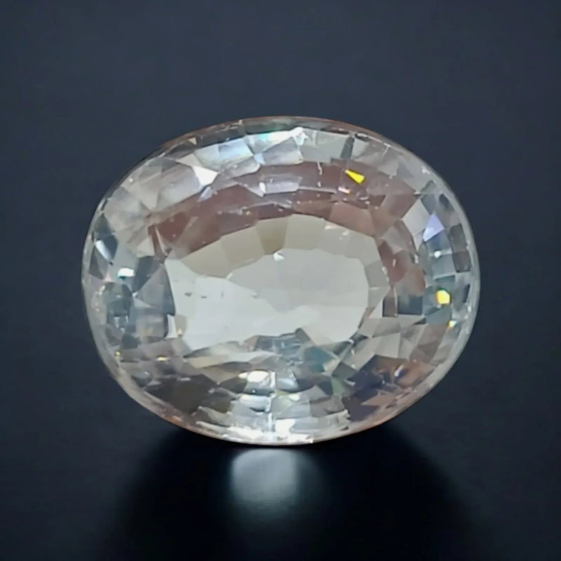 Huge 10.55 Ct 11.65 Ratti Natural White Zircon Gemstone For Venus AAAAA - Venus Gems