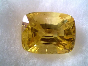 Huge 10.49 Ct Untreated Unheated Top Natural Yellow Sapphire
