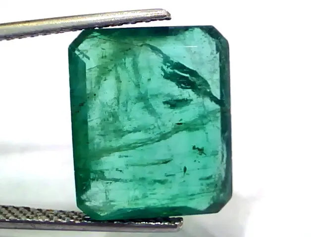 Huge 10.90 Ct Untreated Natural Zambian Emerald Gemstone Panna Stone