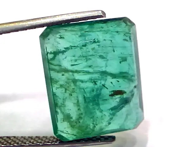 Huge 10.90 Ct Untreated Natural Zambian Emerald Gemstone Panna Stone