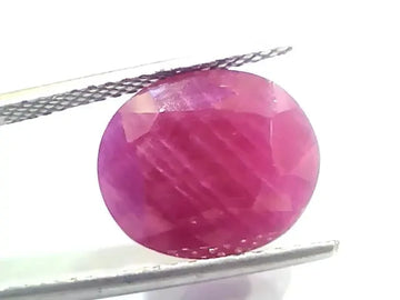 Huge 10.94 Ct GII Certified Unheated Untreated Natural New Burma Ruby - Venus Gems