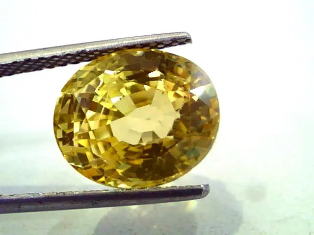 Huge 10 Ct Unheated Untreated Natural Ceylon Yellow Sapphire