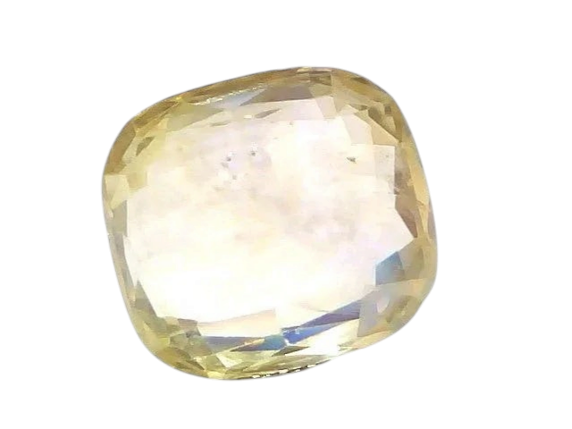 Huge 10.56 Ct IGI Certified Unheated Untreated Ceylon Yellow Sapphire - Venus Gems