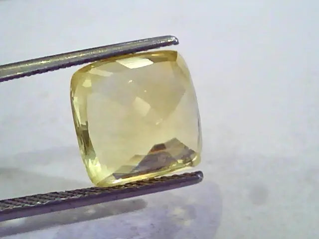 Huge 11.01 Ct Unheated Untreated Natural Ceylon Yellow Sapphire