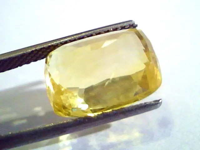 Huge 11.11 Ct Unheated Untreated Natural Ceylon Yellow Sapphire