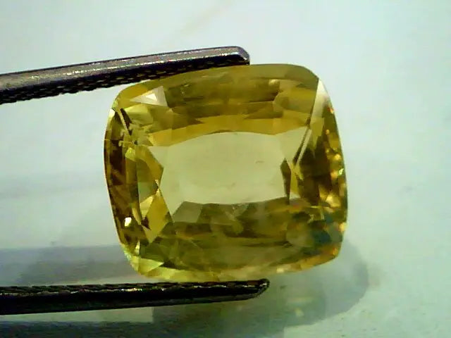 Huge 11.17 Ct Unheated Untreated Natural Ceylon Yellow Sapphire