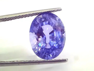 Huge 11.41 Ct IGI Certified Unheated Untreated Burma Blue Sapphire A++ - Venus Gems