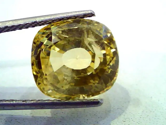 Huge 11.59 Ct Unheated Untreated Natural Ceylon Yellow Sapphire