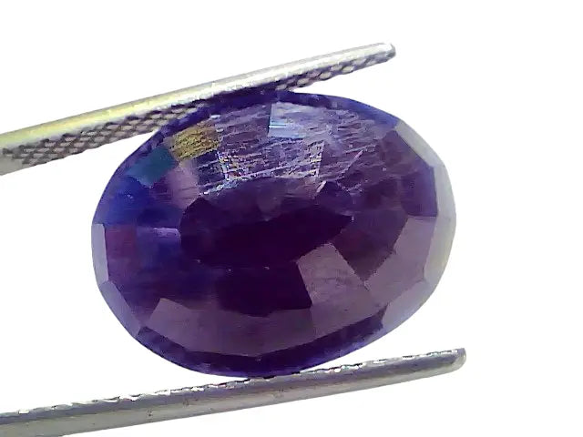 Huge 11.96 Ct GII Certified Unheated Untreated African Blue Sapphire