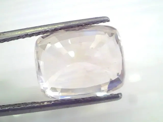 Huge 11.95 Ct Unheated Untreated Natural Ceylon White Sapphire - Venus Gems