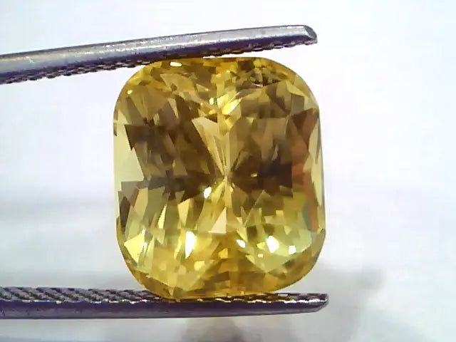 Huge 12.12 Ct Unheated Untreated Natural Ceylon Yellow Sapphire Gems