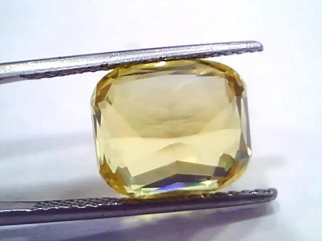 Huge 12.12 Ct Unheated Untreated Natural Ceylon Yellow Sapphire Gems