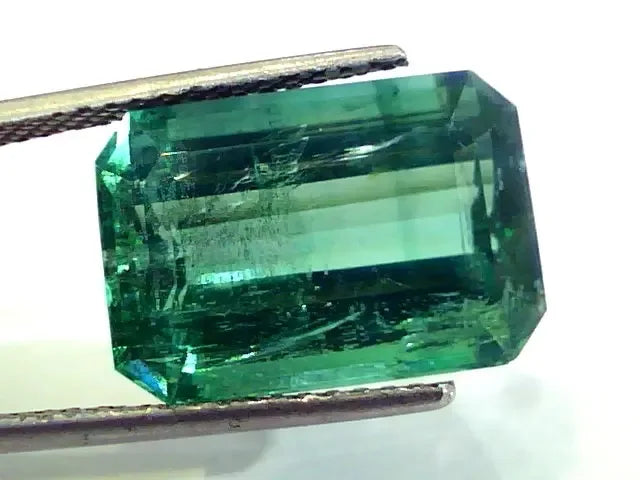 Huge 12.21 Ct Untreated Top Colour Premium Natural Zambian Emerald AAA - Venus Gems