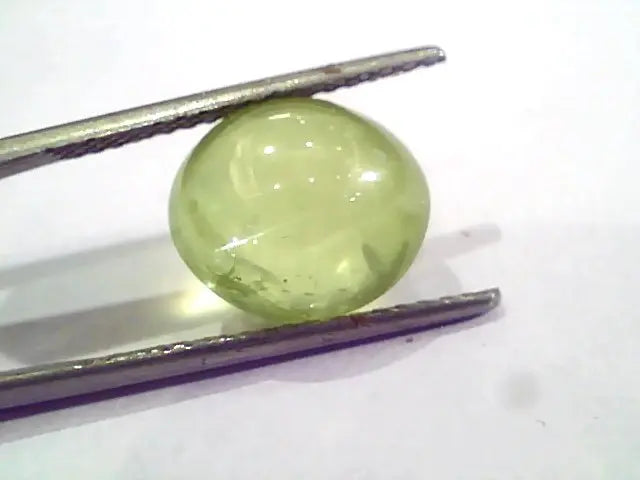 Huge 12.50 Ct IGI Certified Untreated Natural Ceylon Chrysoberyl Cats Eye