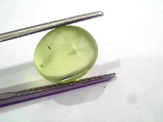 Huge 12.50 Ct IGI Certified Untreated Natural Ceylon Chrysoberyl Cats Eye