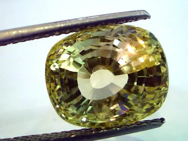 Huge 12.51 Ct Unheated Untreated Natural Ceylon Yellow Sapphire