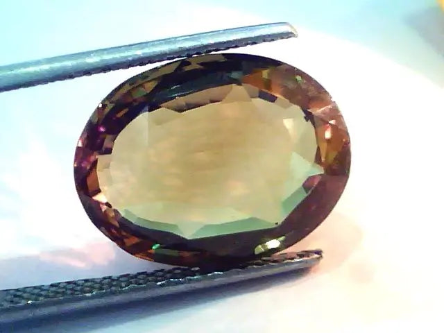 Huge 12.81 Ct Untreated Natural GII Certified Colour Changing Alexandrite