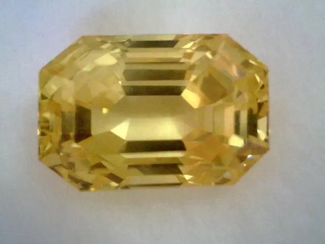 Huge 13 Ct Unheated Untreated vvs Natural Ceylon Yellow Sapphire