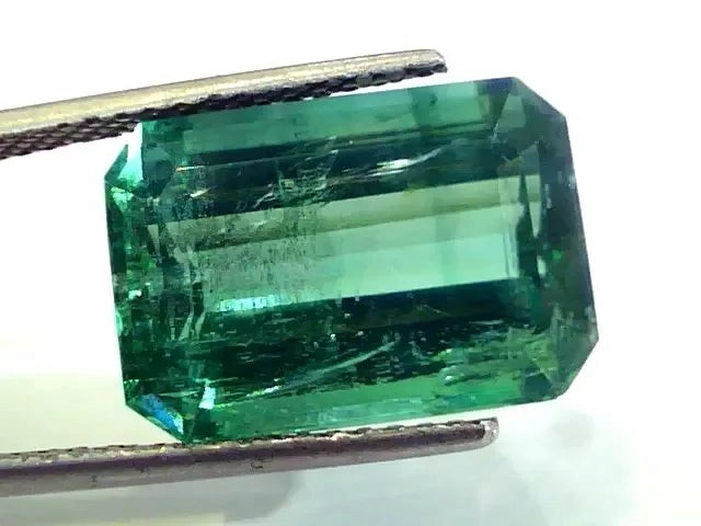 Huge 12.21 Ct Untreated Top Colour Premium Natural Zambian Emerald AAA - Venus Gems