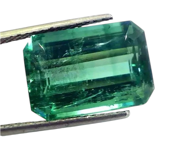 Huge 12.21 Ct Untreated Top Colour Premium Natural Zambian Emerald AAA - Venus Gems