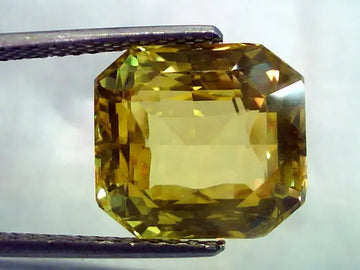 Huge 13.48 Ct Unheated Untreated Natural Ceylon Yellow Sapphire