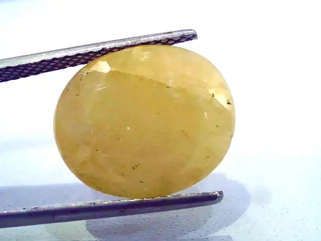 Huge 13.85 Ct Unheated Untreated Natural Burma Yellow Sapphire