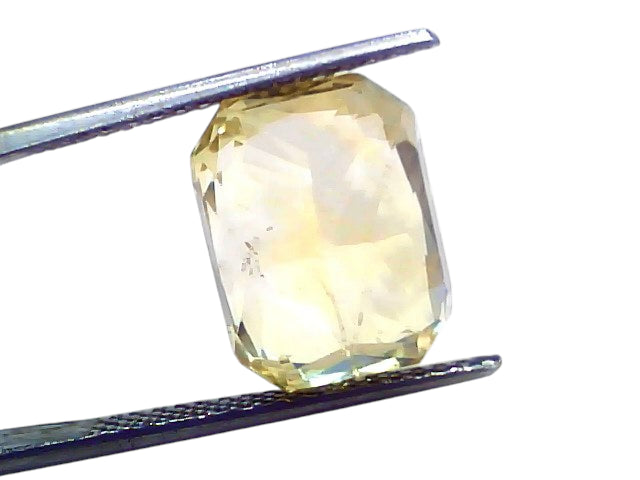 Huge 14.01 Carat 15.56 Ratti GII Certified Ceylon Yellow Sapphire Pukhraj Stone