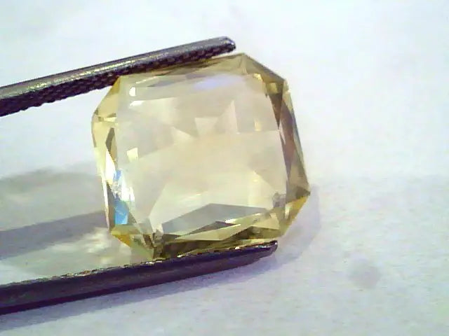 Huge 14.13 Ct Unheated Untreated Natural Ceylon Yellow Sapphire AAA