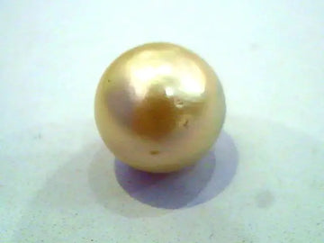 Big 14.25 Ct Certified Natural Round South Sea Pearl,Moti