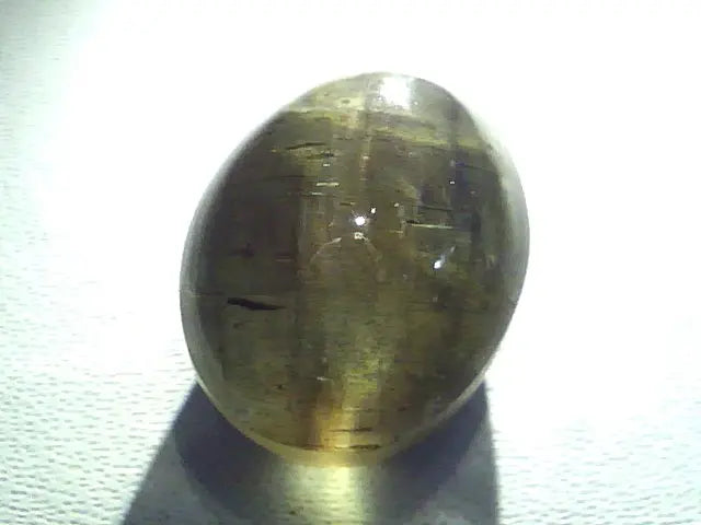 Huge 14.59 Ct Natural sillimanite Quartz Cats Eye,Lehsunia Gems