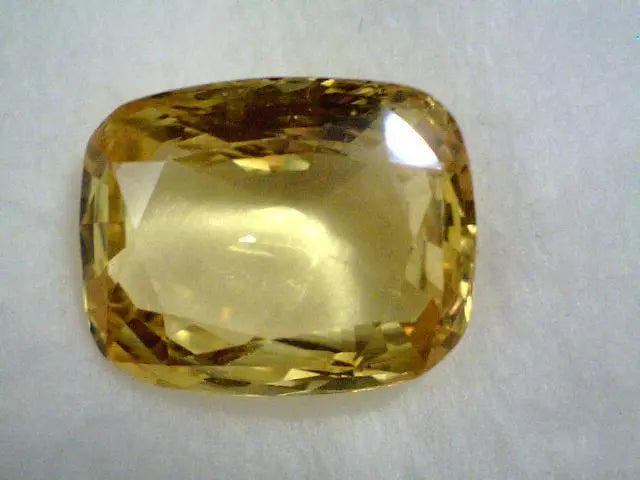 Huge 15.41 Ct Unheated Untreated Natural Ceylon Yellow Sapphire