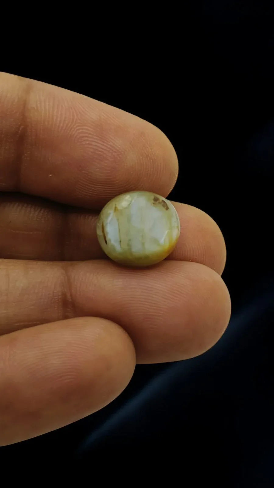 Huge 15.69 Ct Certified Untreated Natural Chrysoberyl Cats Eye Lehsunia AA - Venus Gems