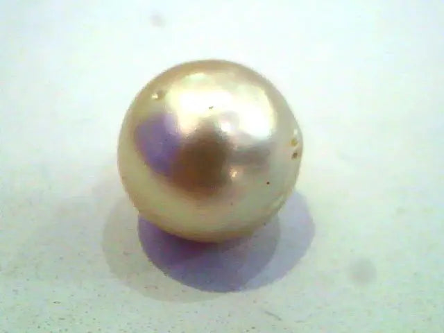 Big 15.66 Ct Certified Natural Round South Sea Pearl, Moti