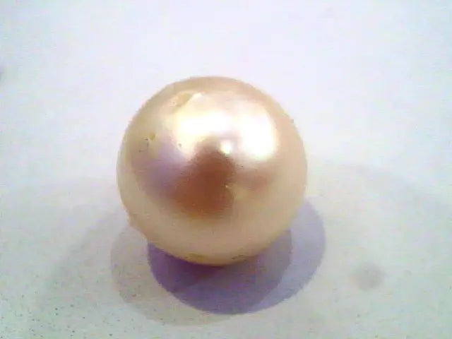 Big 16.25 Ct Certified Natural Round South Sea Pearl, Moti