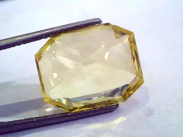 Huge 16.65 Ct Unheated Untreated Natural Ceylon Yellow Sapphire AAA - Venus Gems
