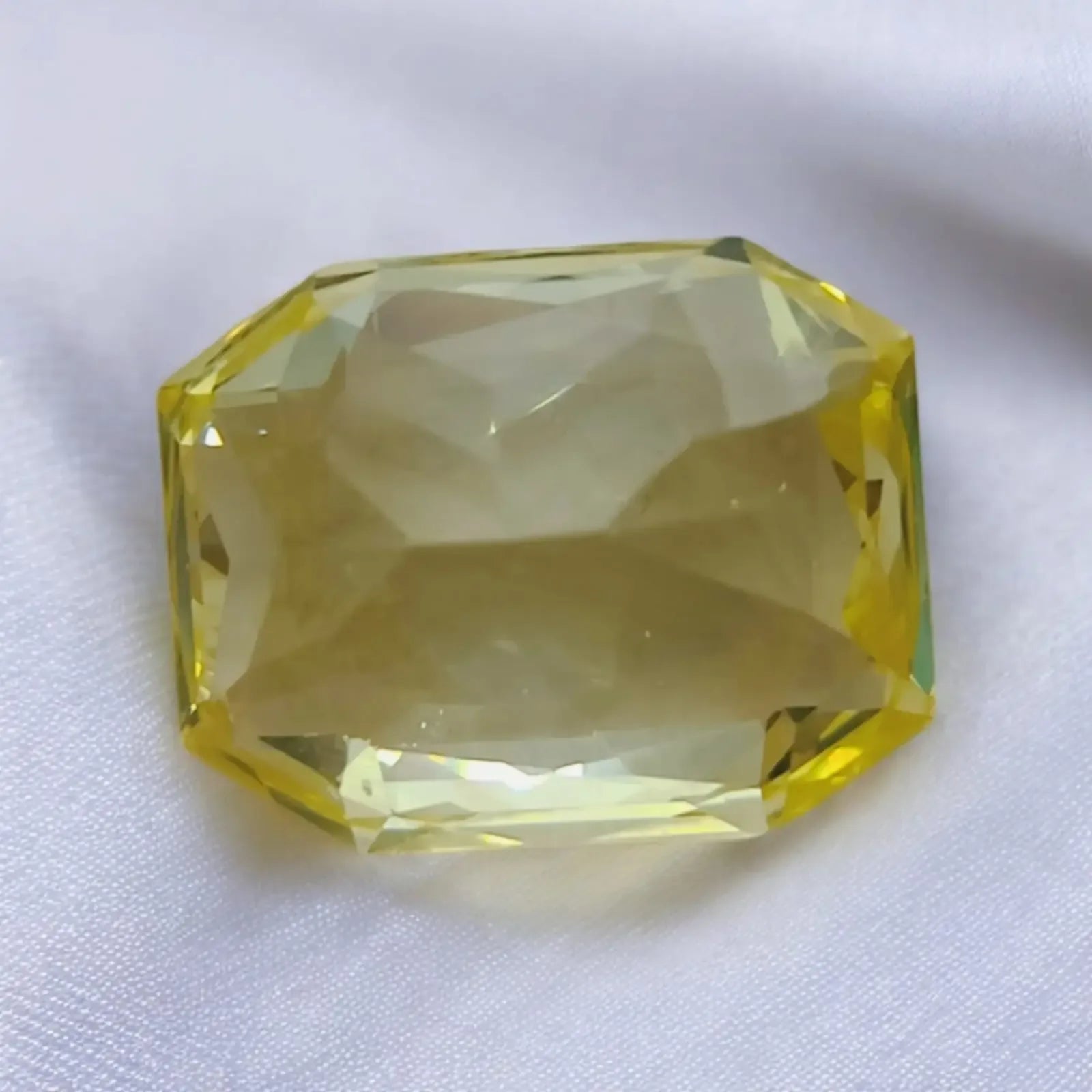 Huge 16.65 Ct Unheated Untreated Natural Ceylon Yellow Sapphire AAA - Venus Gems