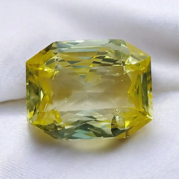 Huge 16.65 Ct Unheated Untreated Natural Ceylon Yellow Sapphire AAA - Venus Gems