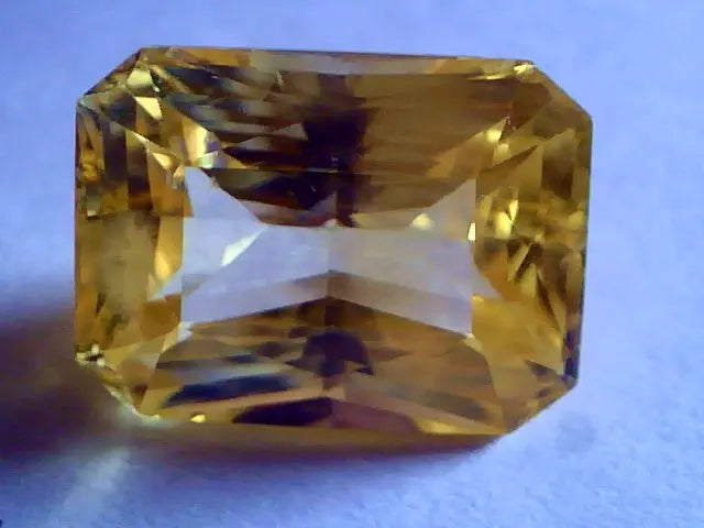 Huge 17.56 Ct Untreated Natural Ceylon Yellow Sapphire A++++++++