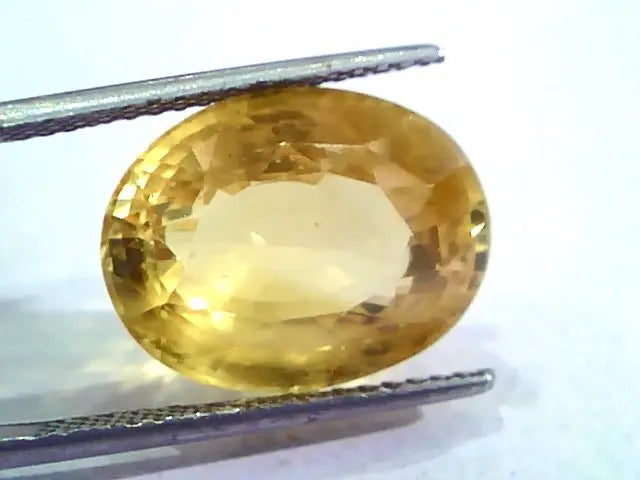 Huge 18.49 Ct Unheated Untreated Natural Ceylon Yellow Sapphire Gemstone