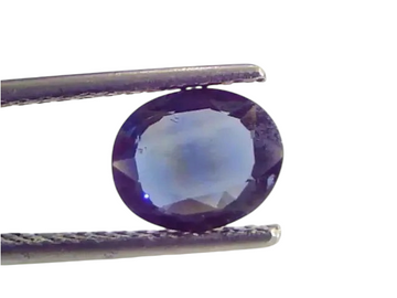 1.53 Ct Unheated Untreated Natural Ceylon Blue Sapphire Neelam - Venus Gems