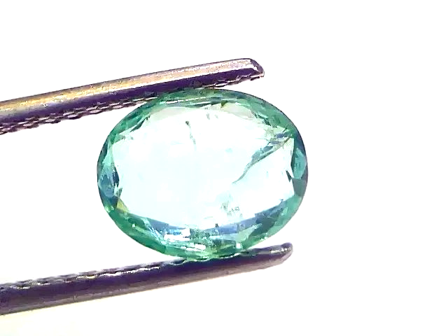 1.92 Ct GII Certified Untreated Natural Colombian Emerald Gemstone AAA - Venus Gems