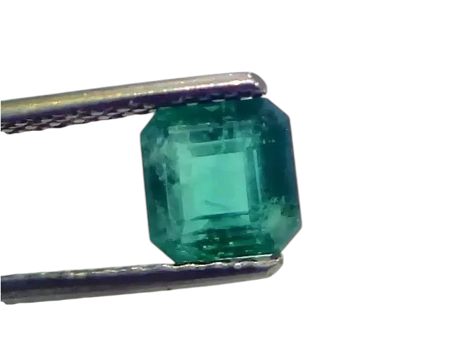 1.41 Ct Certified Untreated Natural Zambian Emerald Gemstone Panna - Venus Gems