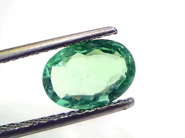 1.85 Ct GII Certified Untreated Natural Colombian Emerald Gemstone AAA - Venus Gems