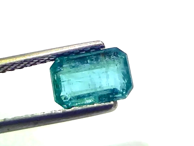 1.60 Ct Certified Untreated Natural Zambian Emerald Gemstone Panna - Venus Gems