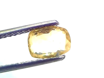 1.93 Ct Certified Unheated Untreated Natural Ceylon Yellow Sapphire - Venus Gems