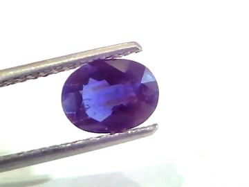 1.50 Ct Unheated Untreated Natural Ceylon Blue Sapphire Neelam - Venus Gems