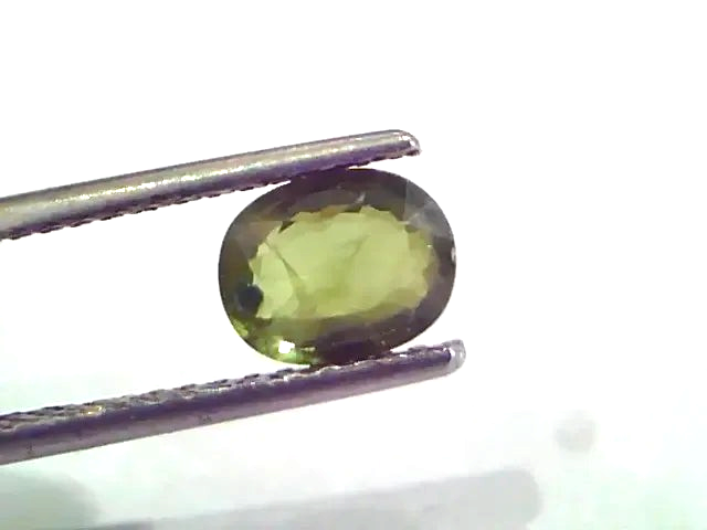 1.44 Carat Unheated Untreated Natural Srilankan Green Sapphire - Venus Gems