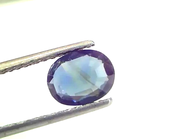 1.62 Ct Unheated Untreated Natural Ceylon Blue Sapphire Neelam - Venus Gems